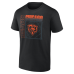 Именная футболка Chicago Bears Black Home Field Pop Name & Number