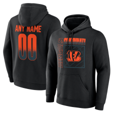 Именная толстовка Cincinnati Bengals Black Home Field Pop Name & Number Именная толстовка Cincinnati Bengals Black Home Field Pop Name & Number