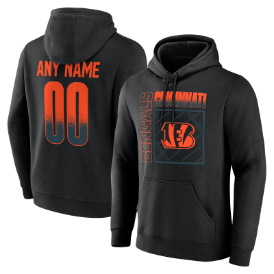 Именная толстовка Cincinnati Bengals Black Home Field Pop Name & Number