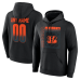 Именная толстовка Cincinnati Bengals Black Home Field Pop Name & Number Именная толстовка Cincinnati Bengals Black Home Field Pop Name & Number