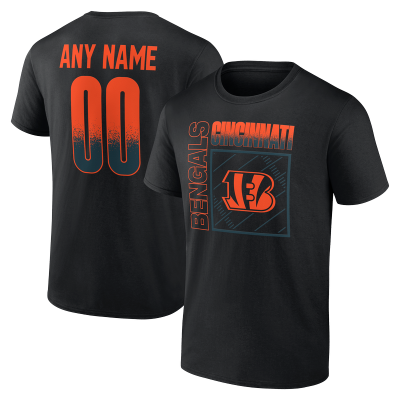 Именная футболка Cincinnati Bengals Black Home Field Pop Name & Number