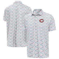 Поло Chicago Bears Antigua White America 250 Freedom Desert Dry