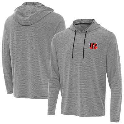 Толстовка Cincinnati Bengals Antigua Heather Black Changeover