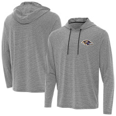 Толстовка Baltimore Ravens Antigua Heather Black Changeover Толстовка Baltimore Ravens Antigua Heather Black Changeover