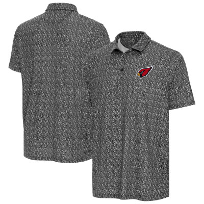 Поло Arizona Cardinals Antigua Black Botanic