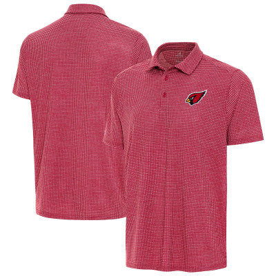 Поло Arizona Cardinals Antigua Heather Red Replica