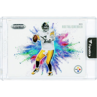 Карточка Ben Roethlisberger Pittsburgh Steelers 2025 Panini Prizm Black Color Blast #40