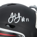 Julio Jones Atlanta Falcons Autographed Fanatics Authentic Riddell OVO Speed Mini Helmet