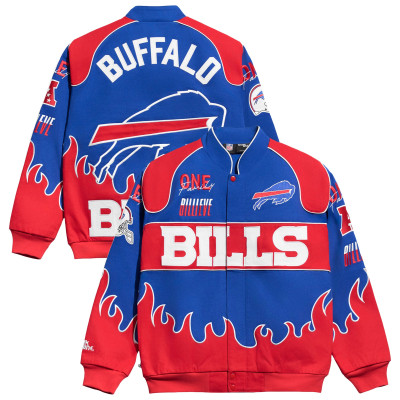 Рубашка Buffalo Bills Chalk Line Royal Premium Racing Jacket