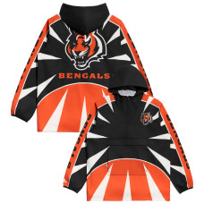 Куртка Cincinnati Bengals Chalk Line Black Spike Anorak Half-Zip