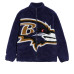 Куртка Baltimore Ravens Chalk Line Purple Big Logo Full-Zip Sherpa