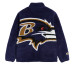 Куртка Baltimore Ravens Chalk Line Purple Big Logo Full-Zip Sherpa