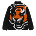 Куртка Cincinnati Bengals Chalk Line Black Big Logo Full-Zip Sherpa
