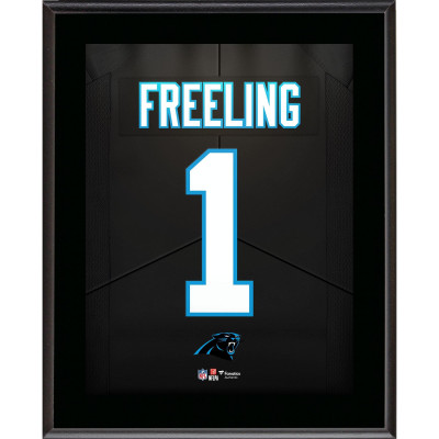 Плакетка Monroe Freeling Carolina Panthers Fanatics Authentic 10.5 x 13 Jersey Number Sublimated