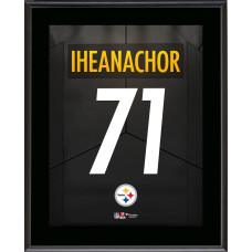 Плакетка Max Iheanachor Pittsburgh Steelers Fanatics Authentic 10.5 x 13 Jersey Number Sublimated Плакетка Max Iheanachor Pittsburgh Steelers Fanatics Authentic 10.5 x 13 Jersey Number Sublimated