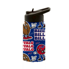 Бутылка Buffalo Bills Pegasus Game Day Pals 14oz Stainless Steel Flip Straw