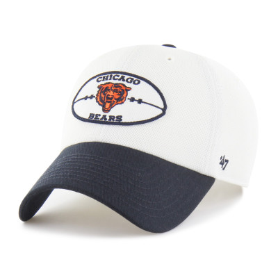 Бейсболка Chicago Bears 47 Cream/Navy Pique Patch Clean Up