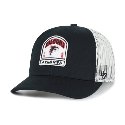 Бейсболка Atlanta Falcons 47 Black Headstone Trucker