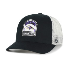 Бейсболка Baltimore Ravens 47 Black Headstone Trucker