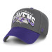Бейсболка Baltimore Ravens 47 Charcoal Split Block MVP Бейсболка Baltimore Ravens 47 Charcoal Split Block MVP