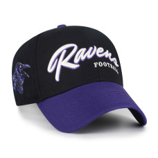 Бейсболка Baltimore Ravens 47 Black Throwback MVP