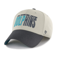 Бейсболка Miami Dolphins 47 Gray/Black Half Block Text MVP