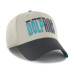 Бейсболка Miami Dolphins 47 Gray/Black Half Block Text MVP
