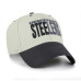 Бейсболка Pittsburgh Steelers 47 Gray/Black Half Block Text MVP