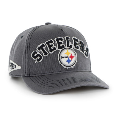 Бейсболка Pittsburgh Steelers 47 Charcoal Calderwood Well Worn Hitch