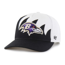Бейсболка Baltimore Ravens 47 White Jagged Hitch