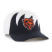 Бейсболка Chicago Bears 47 White Jagged Hitch