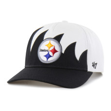 Бейсболка Pittsburgh Steelers 47 White Jagged Hitch Бейсболка Pittsburgh Steelers 47 White Jagged Hitch
