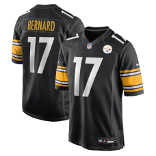 Джерси Pittsburgh Steelers Germie Bernard Nike Black Game Джерси Pittsburgh Steelers Germie Bernard Nike Black Game