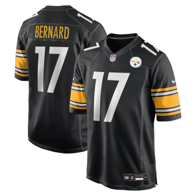 Джерси Pittsburgh Steelers Germie Bernard Nike Black Game