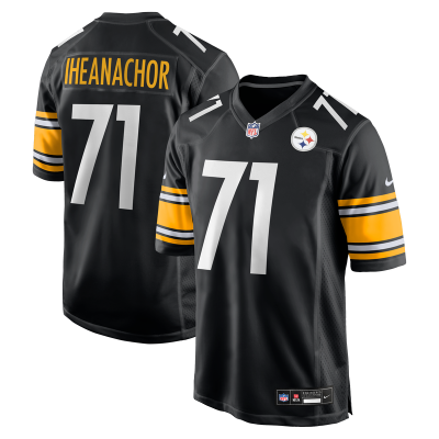 Джерси Pittsburgh Steelers Max Iheanachor Nike Black 2026 NFL Draft First Round Pick No. 21 Team Game