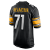 Джерси Pittsburgh Steelers Max Iheanachor Nike Black 2026 NFL Draft First Round Pick No. 21 Team Game