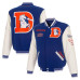 Рубашка Denver Broncos JH Design Royal Reversible Fleece Jacket Рубашка Denver Broncos JH Design Royal Reversible Fleece Jacket