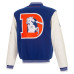 Рубашка Denver Broncos JH Design Royal Reversible Fleece Jacket