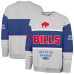 Свитшот Buffalo Bills 47 Royal/Heather Gray Blockfield Maximalist