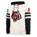 Толстовка Cincinnati Bengals 47 Cream Split Zone Cornerback Duo Lacer