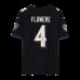 Джерси с автографом Zay Flowers Baltimore Ravens Fanatics Authentic Black Nike Vapor F.U.S.E. Limited