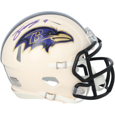 Zay Flowers Baltimore Ravens Autographed Fanatics Authentic Riddell Retro Speed Mini Helmet Zay Flowers Baltimore Ravens Autographed Fanatics Authentic Riddell Retro Speed Mini Helmet