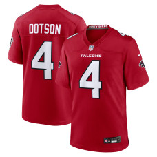 Джерси Atlanta Falcons Jahan Dotson Nike Red Team Game Джерси Atlanta Falcons Jahan Dotson Nike Red Team Game