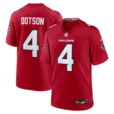 Джерси Atlanta Falcons Jahan Dotson Nike Red Team Game