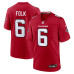 Джерси Atlanta Falcons Nick Folk Nike Red Team Game Джерси Atlanta Falcons Nick Folk Nike Red Team Game