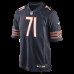 Джерси Chicago Bears Jedrick Wills Jr. Nike Navy Team Game