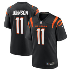 Джерси Cincinnati Bengals Josh Johnson Nike Black Team Game Джерси Cincinnati Bengals Josh Johnson Nike Black Team Game