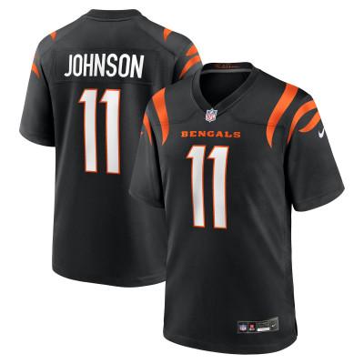 Джерси Cincinnati Bengals Josh Johnson Nike Black Team Game