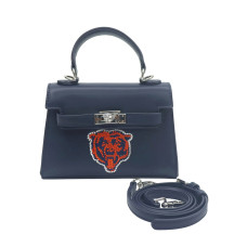 Chicago Bears Cuce Team Color Vegan Leather Mini Purse