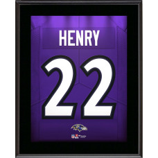 Плакетка Derrick Henry Baltimore Ravens Fanatics Authentic 10.5 x 13 Jersey Number Sublimated